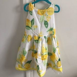 Citrus dress for spring summer or Easter